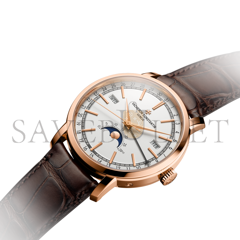 VACHERON CONSTANTIN TRADITIONNELLE COMPLETE CALENDAR 41 MM PINK GOLD WATCH 4010T/000R-B344